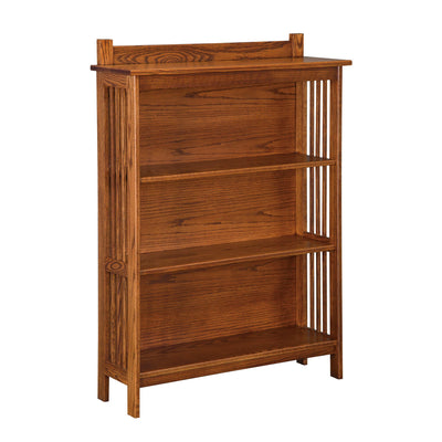 Mission 3 Ft. Bookshelf with Back-Bookcases-Peaceful Valley Furniture