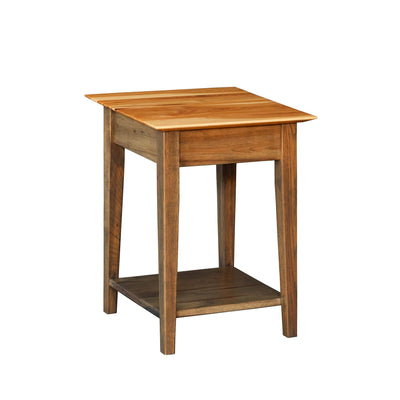 Simplicity Small End Table with Shelf-Tables-Peaceful Valley Furniture