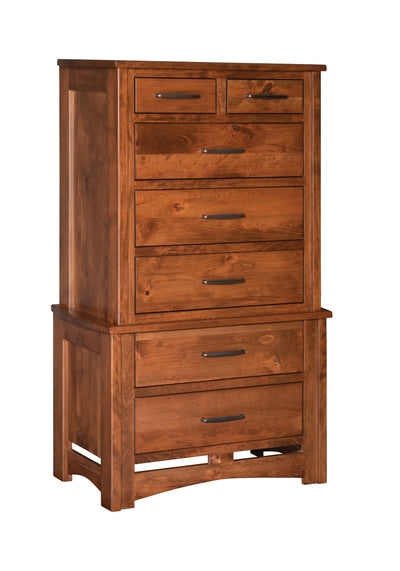 Homestead Chest on Chest-Storage & Display-Peaceful Valley Furniture