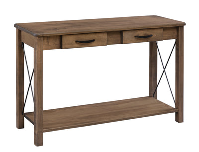 Crossway 2 Drawer Sofa Table-Tables-Peaceful Valley Furniture