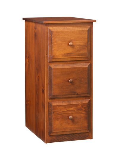 3 Drawer File Cabinet-Peaceful Valley Furniture