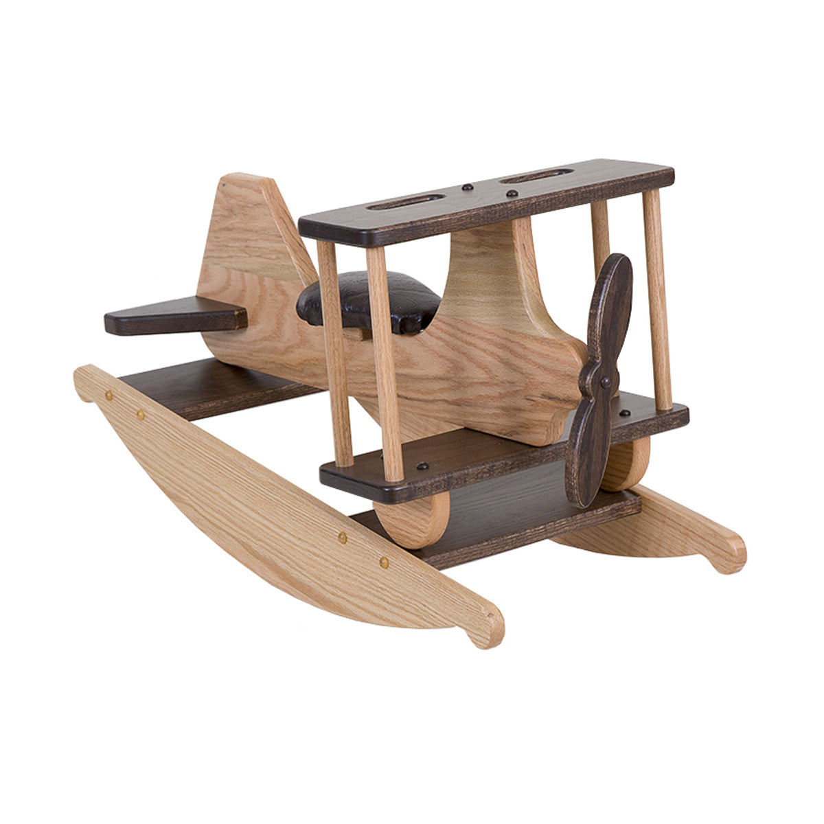 Wooden airplane rocker sale