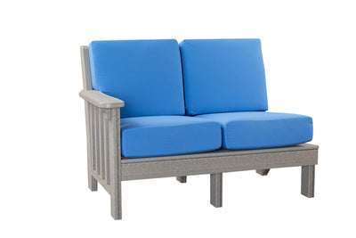 Mission Left Love Seat Section-Peaceful Valley Furniture