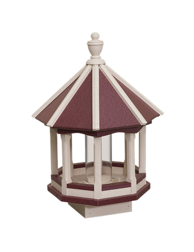 Poly Mini Spindle Post Mount Bird Feeder-Birdhouses & Feeders-Peaceful Valley Furniture