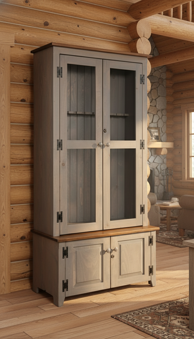 Gun Cabinet - Holds 10 Guns