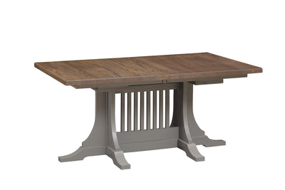 Mission Large Deluxe Dining Table w/ 4-12" leaves-Tables-Peaceful Valley Furniture