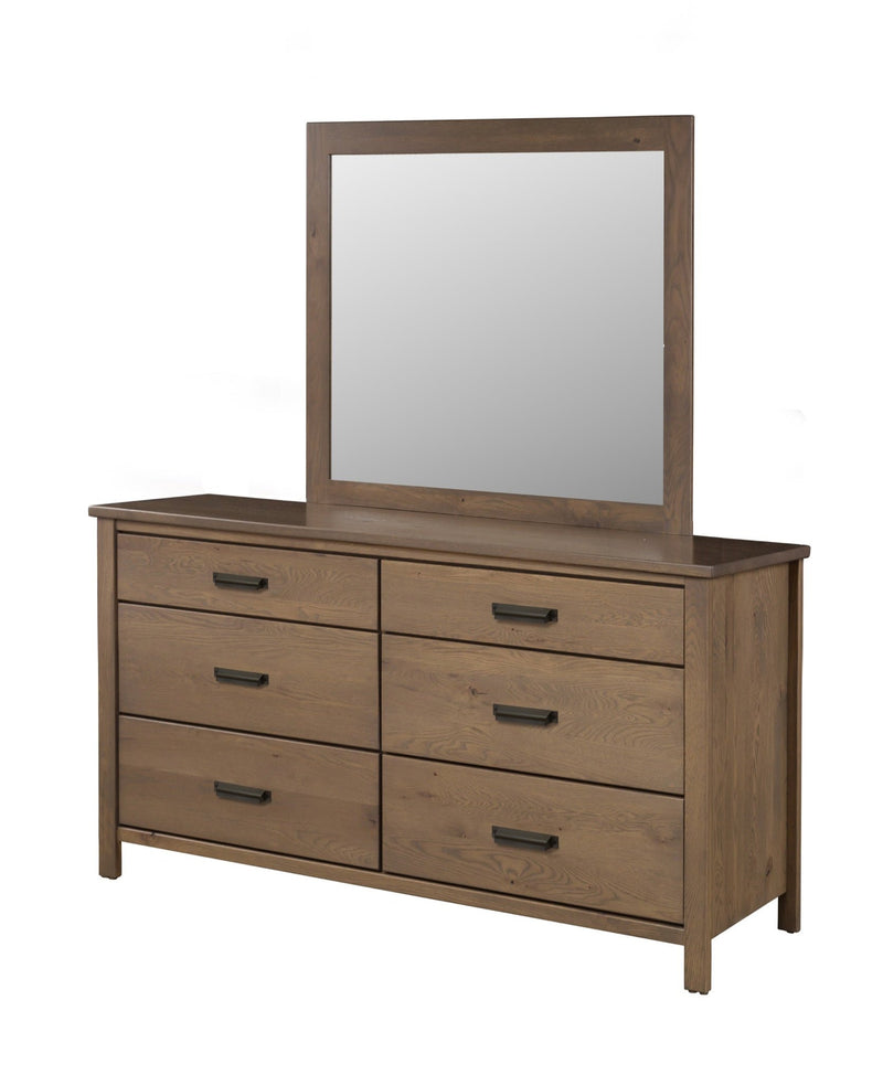 Lakeville Six Drawer Dresser with Mirror