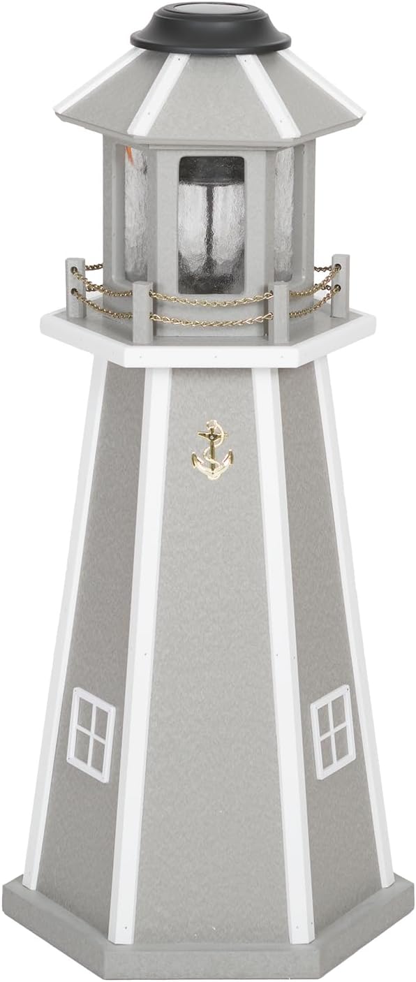 3 Ft Poly Solar Lighthouse