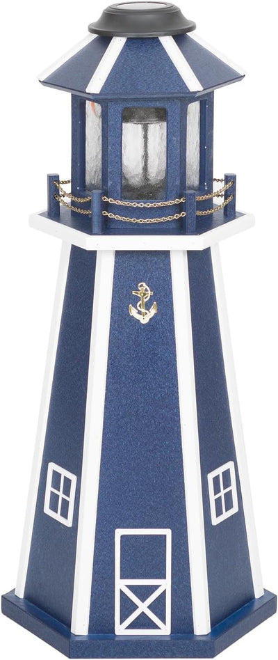 3 Ft Poly Solar Lighthouse