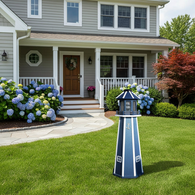 4 Ft Poly Solar Lighthouse