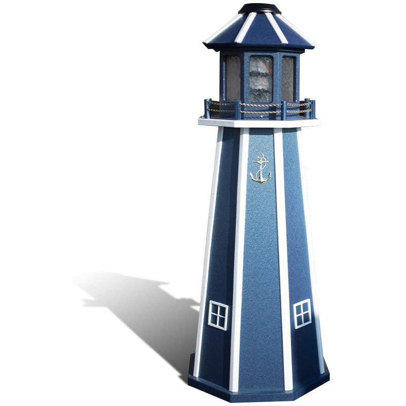 4 Ft Poly Solar Lighthouse