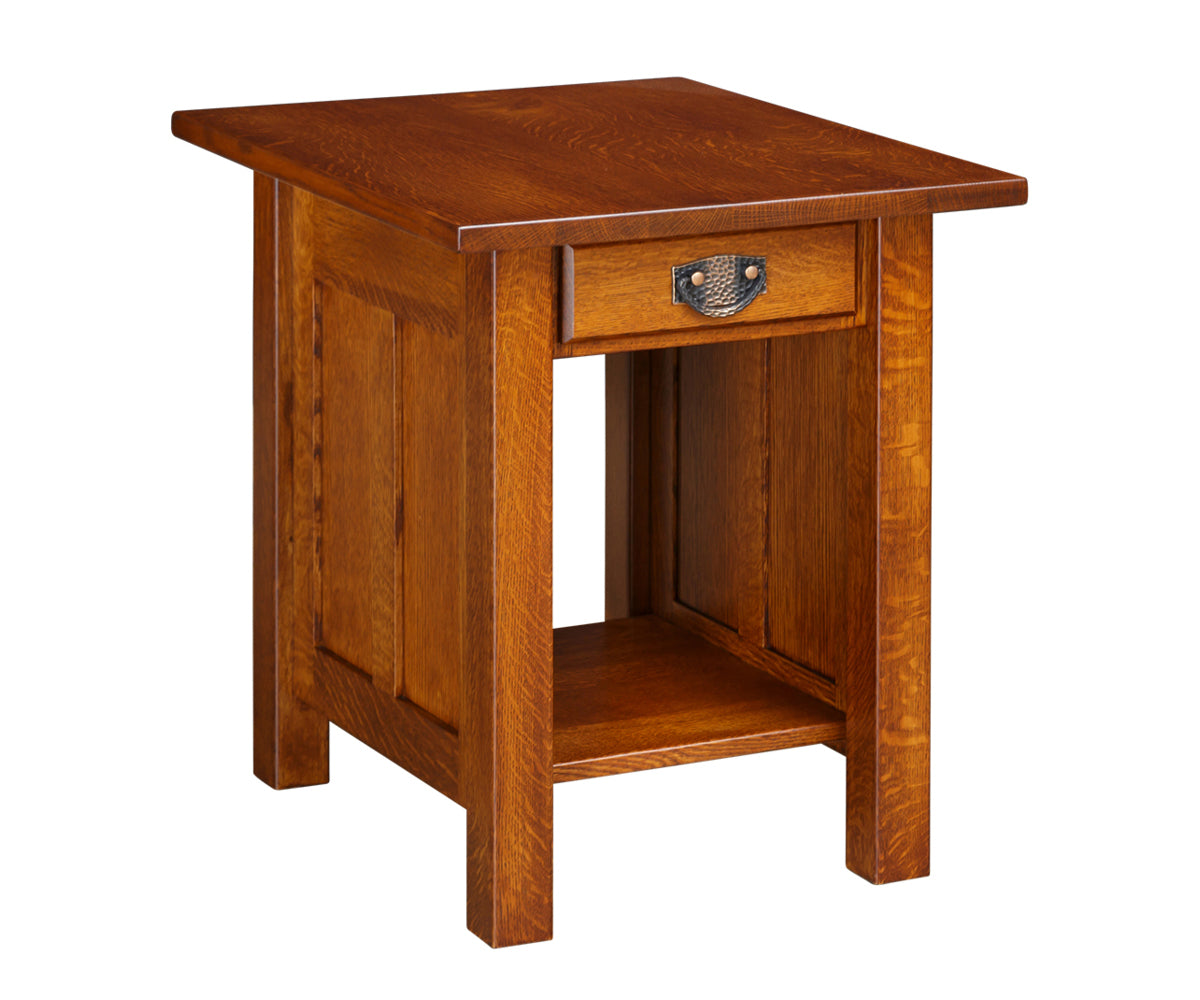 Panel Mission End Table – Peaceful Valley Furniture