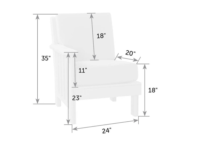 Mission Right Chair Section