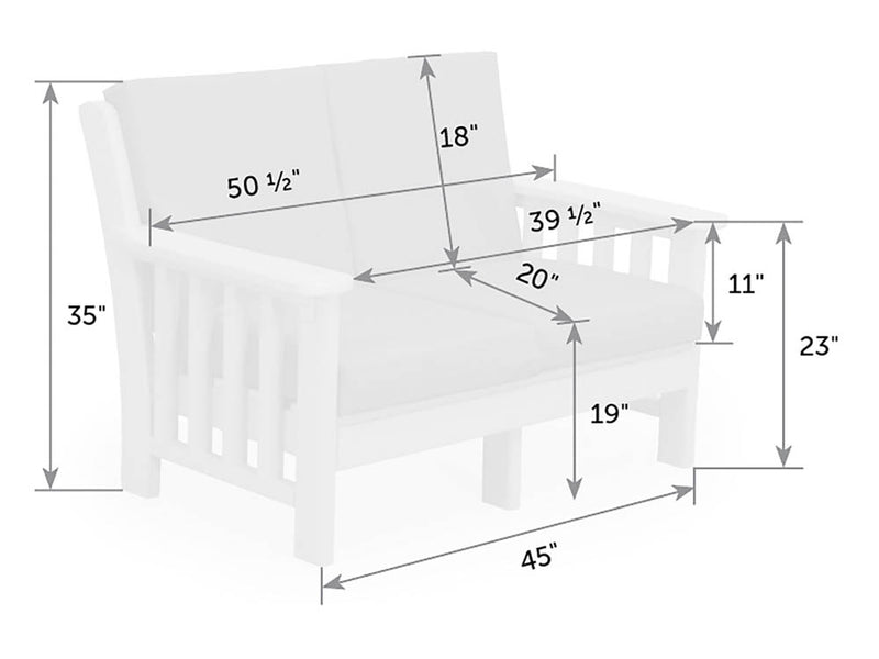 Mission Love Seat