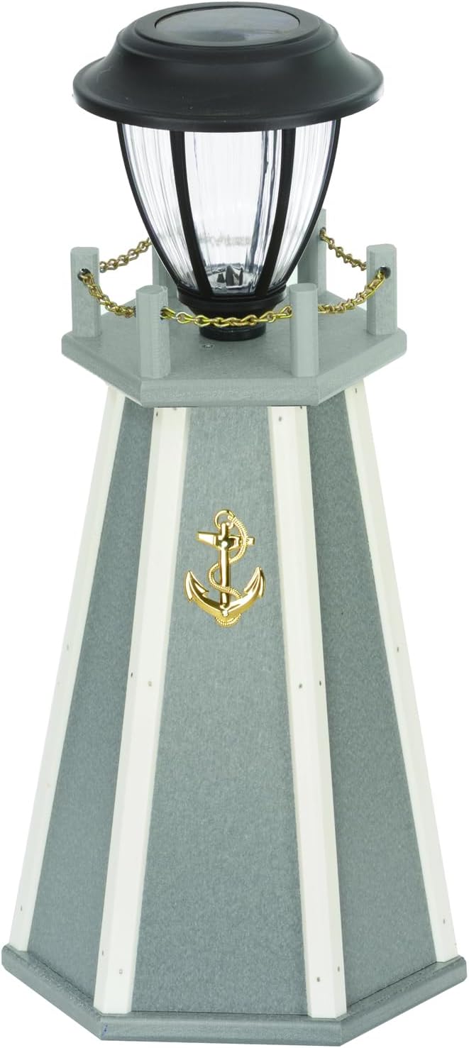 Poly Solar Accent Lighthouse