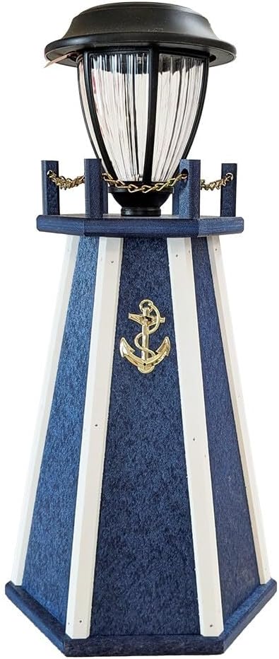 Poly Solar Accent Lighthouse