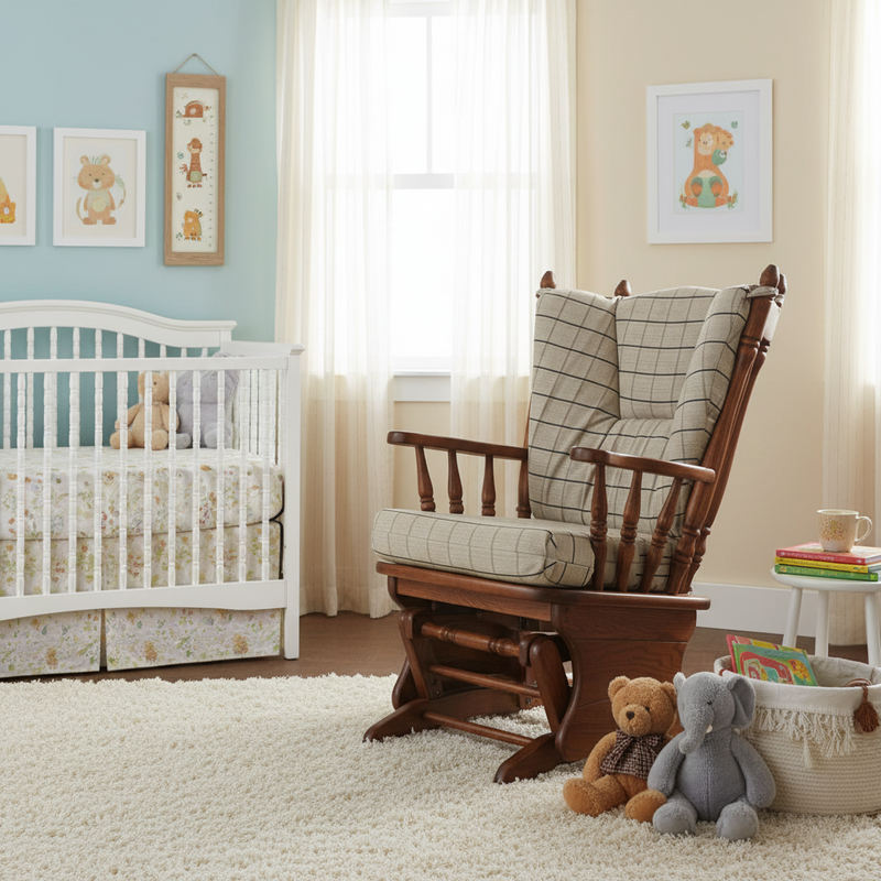 Glider Rocker with Cushion