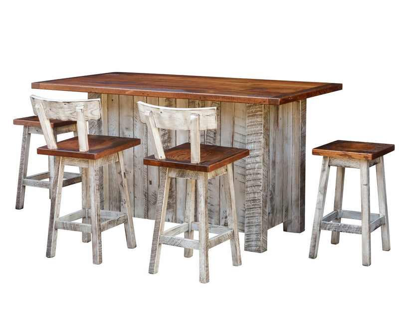 Barnwood Island - Stools sold separately-Kitchen Islands-Peaceful Valley Furniture