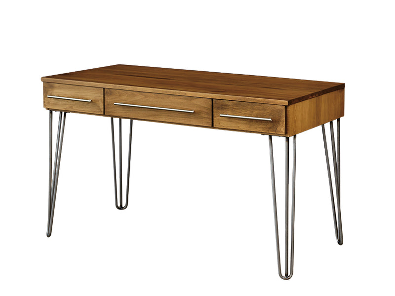 Hairpin Desk with Drawers-Desks-Peaceful Valley Furniture