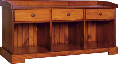 50" Bench with Drawer-Benches-Peaceful Valley Furniture