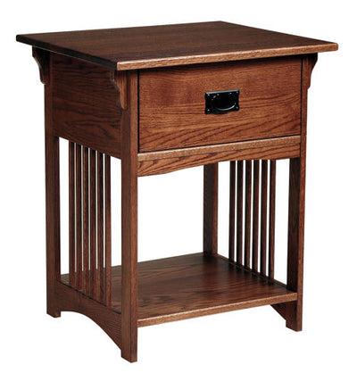Mission 1 Drawer Night Stand-Nightstands-Peaceful Valley Furniture