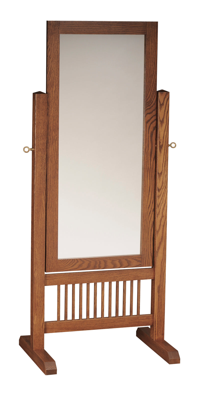 Mission Cheval Mirror (adj. height)-Mirrors-Peaceful Valley Furniture