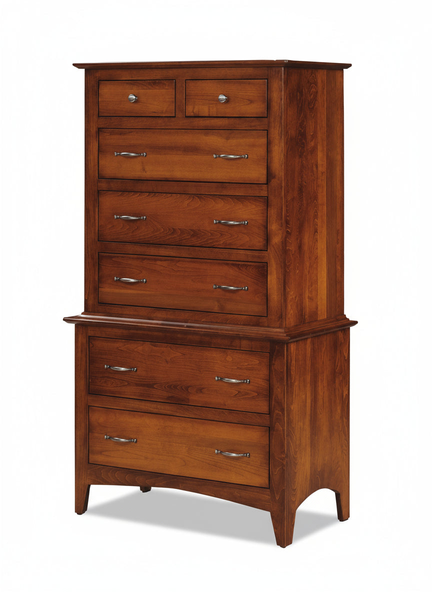 Chelsea Chest on Chest – Peaceful Valley Furniture