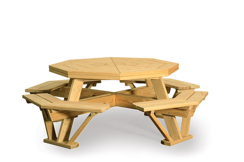 52" Octagon Table-Peaceful Valley Furniture
