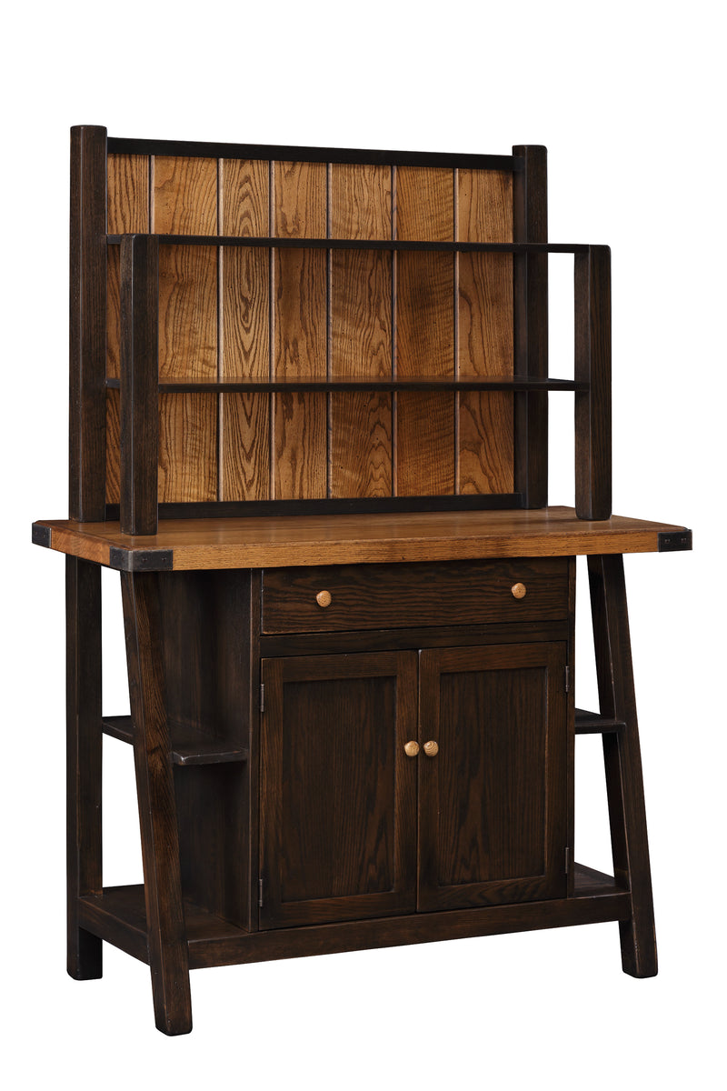 Farmstead Optional Open Server Top (Top Only)-Storage & Display-Peaceful Valley Furniture