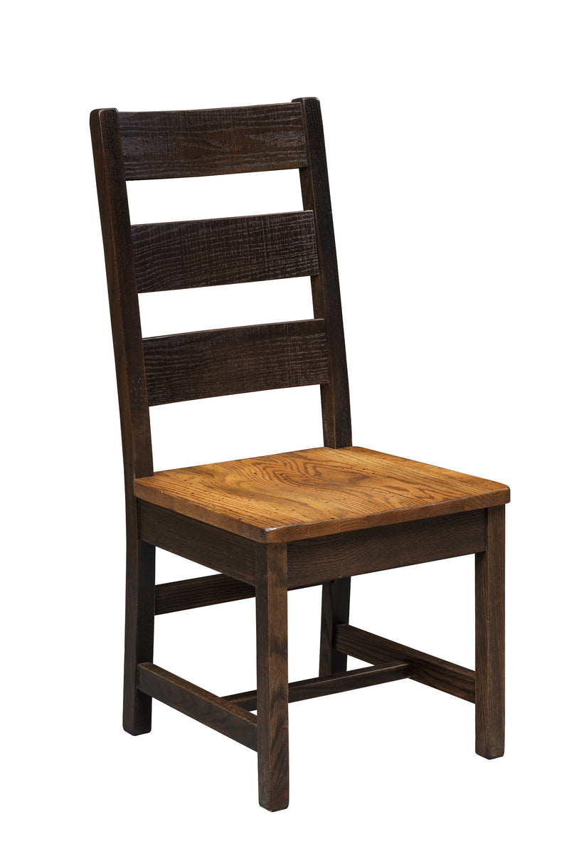 Farmstead Ladder Back Side Chair-Chairs-Peaceful Valley Furniture