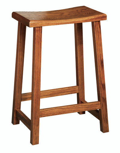 Contemporary Bar Stool 24''-Stools-Peaceful Valley Furniture