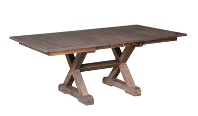 Crossway 54'' Extension Table w/ 2- 12'' self storing leaves-Tables-Peaceful Valley Furniture