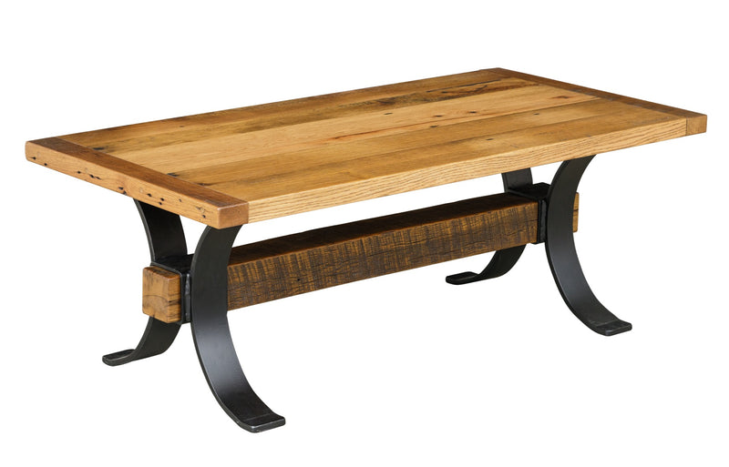Timber Frame Coffee Table-Tables-Peaceful Valley Furniture