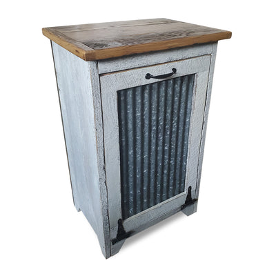 Reclaimed Barnwood Trash Cabinet-Miscellaneous-Peaceful Valley Furniture