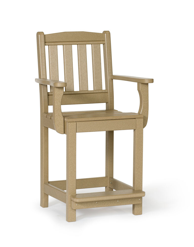 Garden Arm Chair (Counter)-Seating-Peaceful Valley Furniture