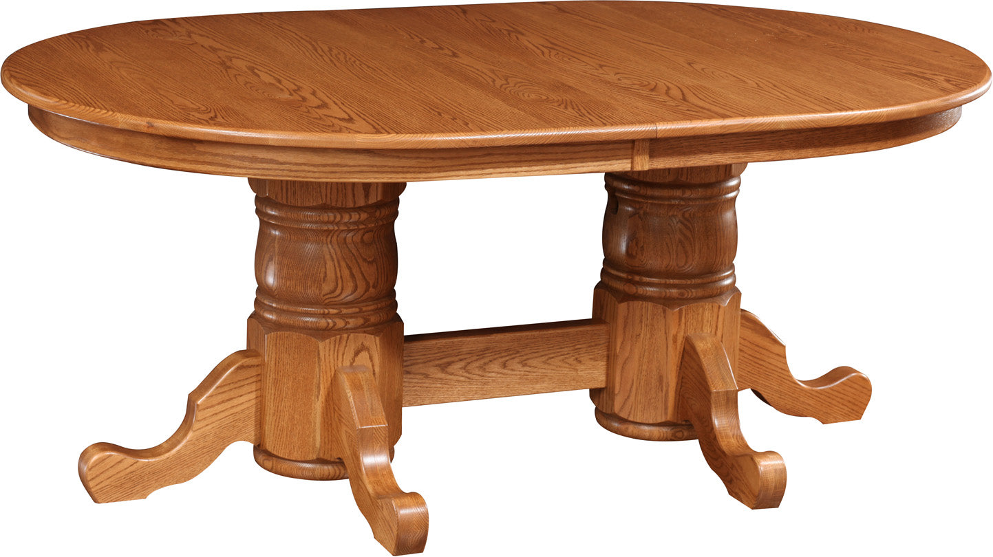 Conestoga Double Pedestal Table – Peaceful Valley Furniture