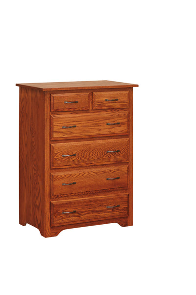 Shaker CHEST OF DRAWERS - SHAKER - 6 Dr-Storage & Display-Peaceful Valley Furniture