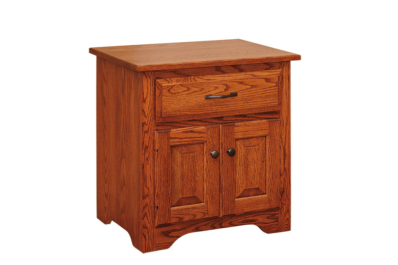 Shaker NIGHT STAND - 2 door 1 drawer-Nightstands-Peaceful Valley Furniture