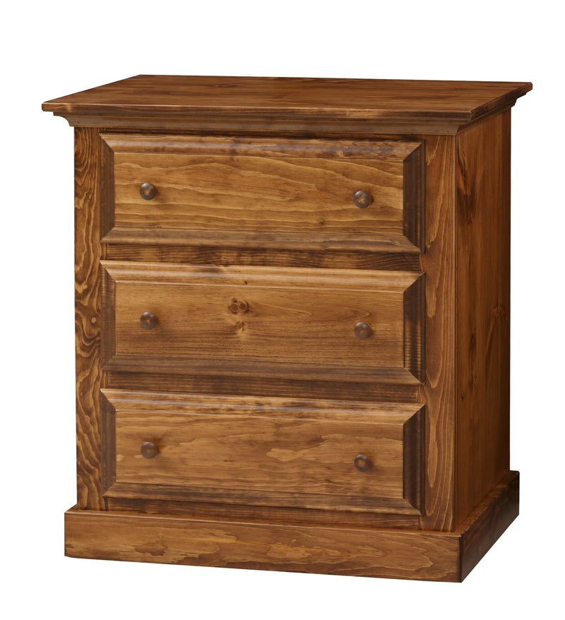 Three Drawer Chest Of Drawers-Storage & Display-Peaceful Valley Furniture