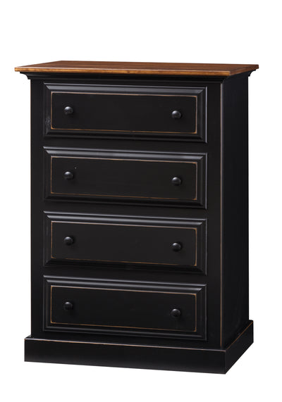 Four Drawer Chest Of Drawers-Storage & Display-Peaceful Valley Furniture