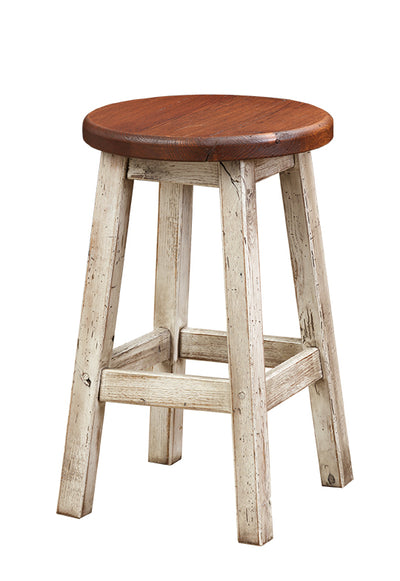 Greenville Round Stool-Stools-Peaceful Valley Furniture