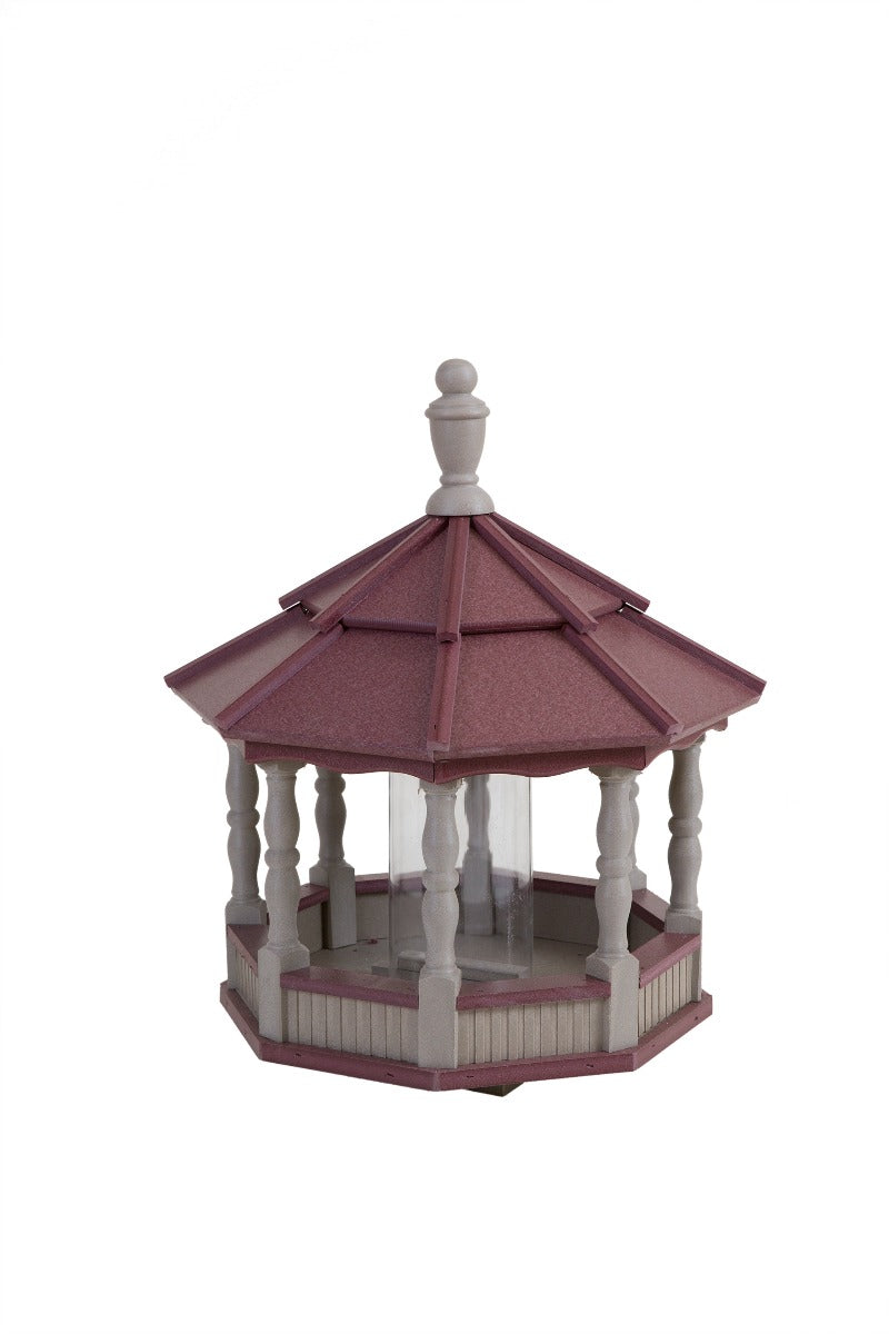 Poly Large Post Mount Spindle Bird Feeder-Birdhouses & Feeders-Peaceful Valley Furniture
