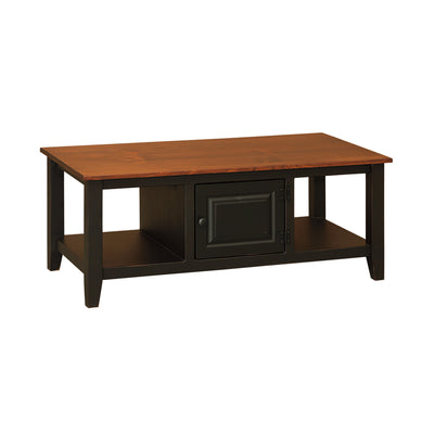 Coffee Table with Doors-Tables-Peaceful Valley Furniture