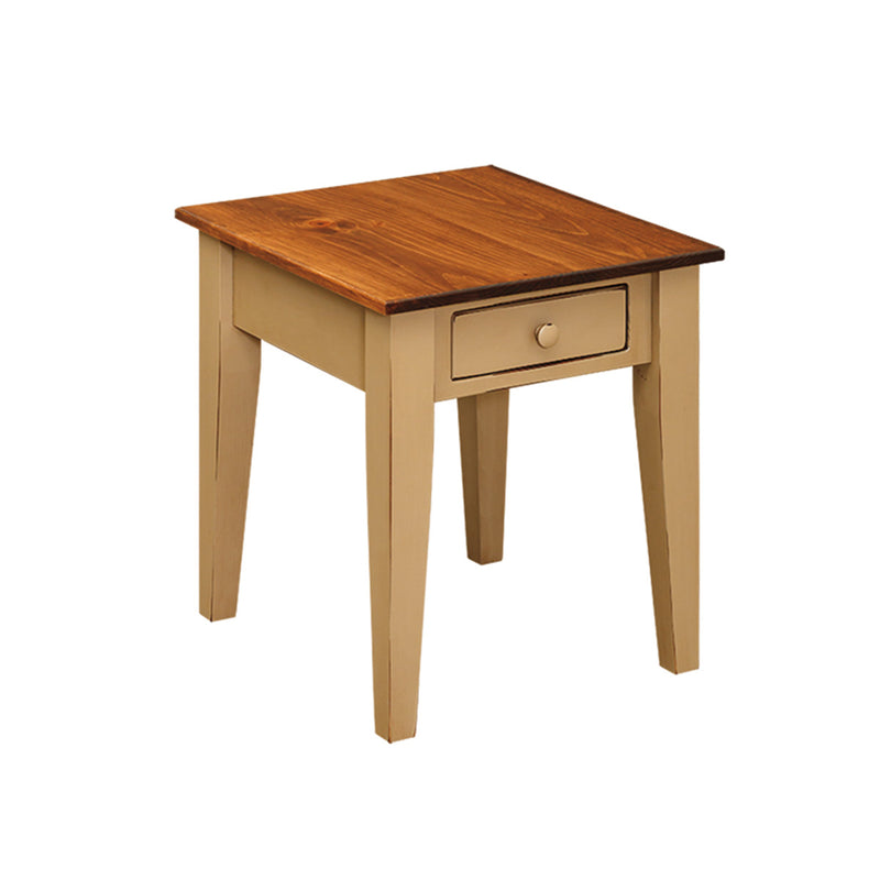 End Table with Drawer-Tables-Peaceful Valley Furniture