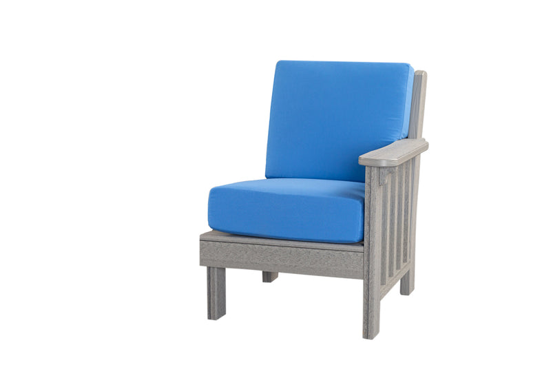 Mission Right Chair Section-Peaceful Valley Furniture