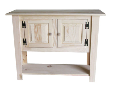 Cottage Cupboard with Shelf-Storage & Display-Peaceful Valley Furniture