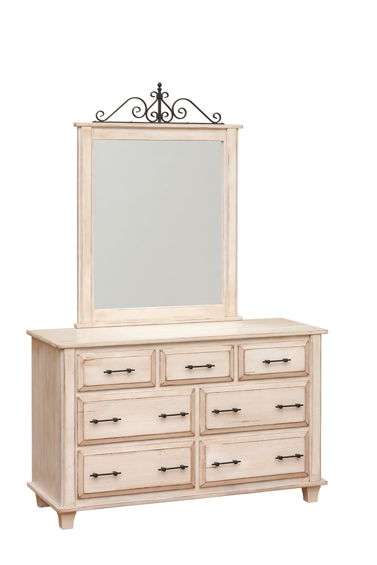 Wrought Iron Dresser-Peaceful Valley Furniture