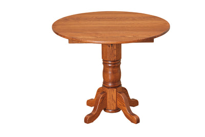 Round Drop Leaf Table-Peaceful Valley Furniture