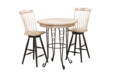 Wrought Iron Pub Table-Peaceful Valley Furniture