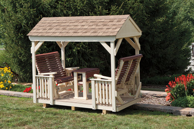 Poly Gazebo Glider-Peaceful Valley Furniture